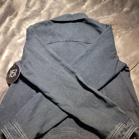 ONE BONE Demin jacket size Large - Picture 3 of 3